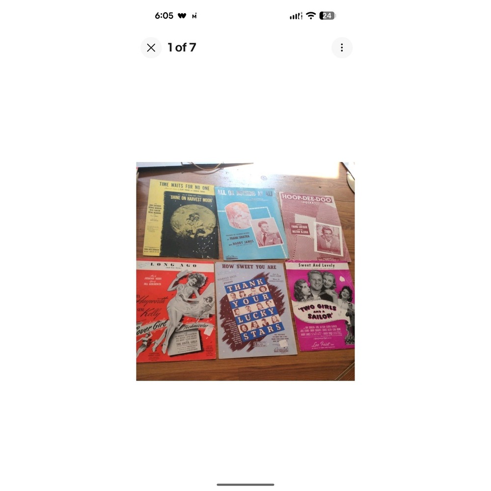 LARGE 5 Pounds Of Vintage‎ Sheet Music Lot